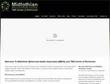 Tablet Screenshot of midlothianwellness.com